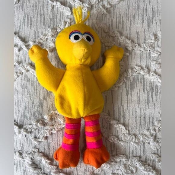 Vintage 1997 Sesame Street‎ Beans Big Bird Plush TYCO - Picture 3 of 4